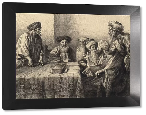 Judas before the Sanhedrim (engraving)