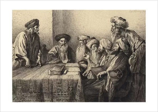 Judas before the Sanhedrim (engraving)