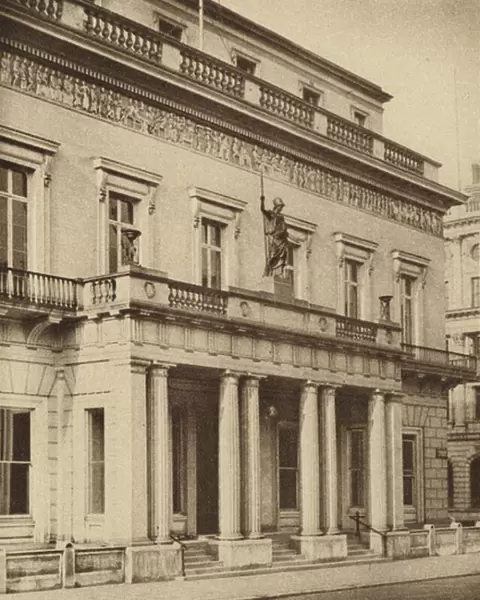 The Athenaeum Club, Waterloo Place, Westminster (b  /  w photo)