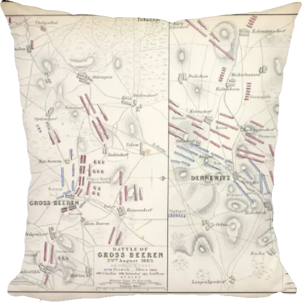 Maps of the Battle of Gross Beeren and Battle of Dennewitz