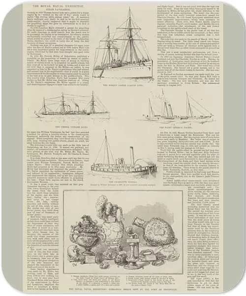 The Royal Naval Exhibition, Steam Navigation (engraving)