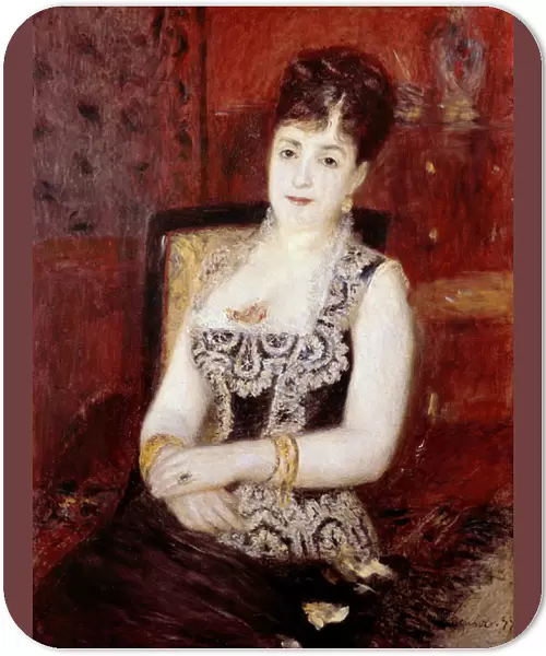 Portrait of the Countess of Pourtales. Painting by Pierre Auguste Renoir (Pierre-Auguste