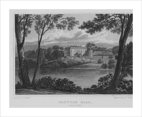 Bretton Hall, Yorkshire (engraving)