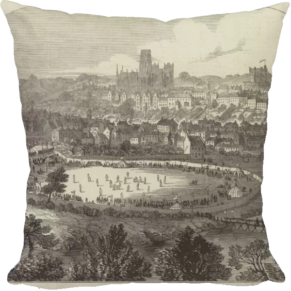 Grand Cricket Match at Durham (engraving)