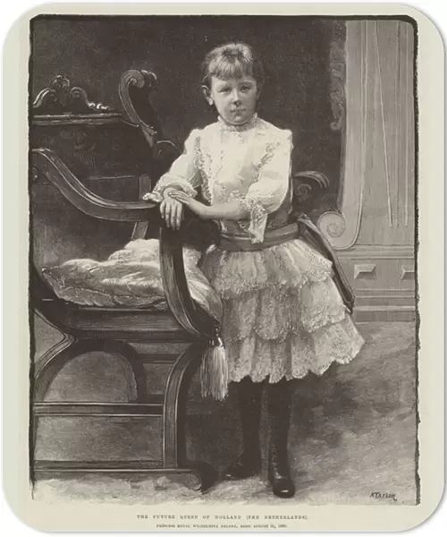 The Future Queen of Holland, the Netherlands (engraving)