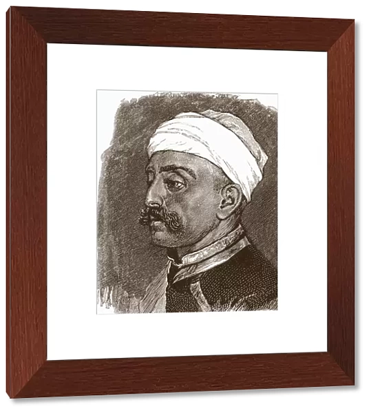 Sir Mir Turab Ali Khan, from The Magazine of Art, published 1878 (litho)