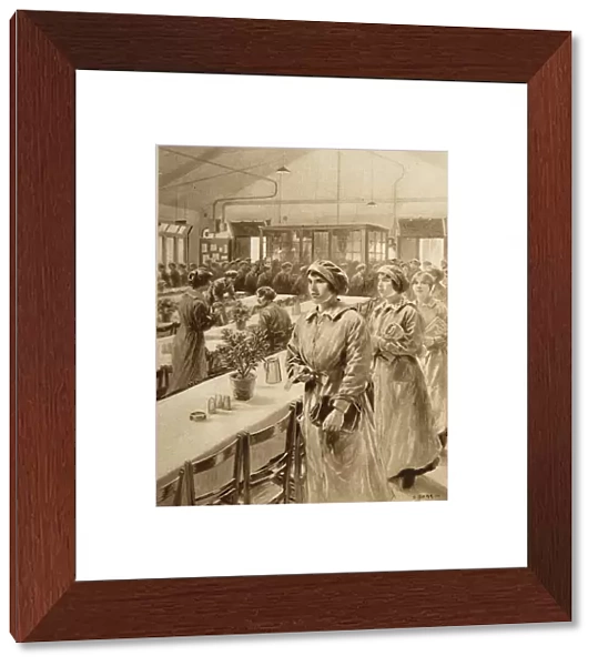 Female Munitions workers, 1914-19 (litho)