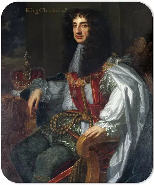 King Charles II in Garter Robes (oil on canvas)