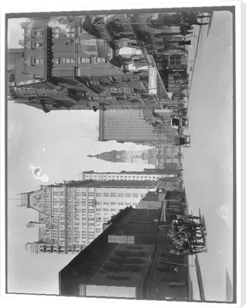 Broad Street North to City Hall, Philadelphia, c. 1900 (b  /  w photo)