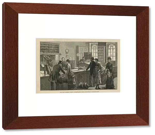 The Lost Property Office in Scotland Yard (engraving)