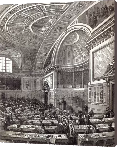 The French Chamber of Peers, from The Illustrated London News