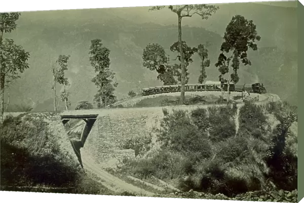 The loop at Agony Point at Tindharia on the Darjeeling Himalayan Railway