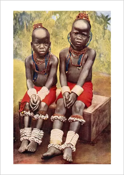 Nigerian Maids (colour photo)