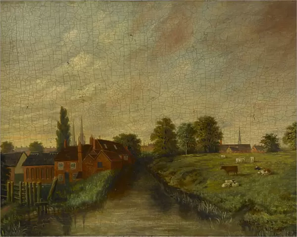 Nauls Mill, Coventry, 1878 (oil on panel)