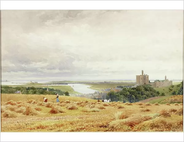 Warkworth Castle (watercolour on paper)