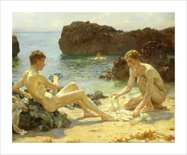 The Sun Bathers, 1927 (oil on canvas)