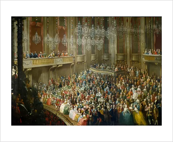 Wedding Concert for Joseph II and Isabella of Parma. The Imperial Family