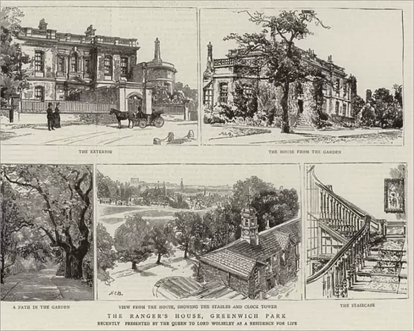 The Rangers House, Greenwich Park (engraving)