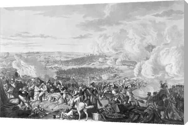 Napoleons Flight at the Battle of Waterloo, 18 June 1815, 1816 (aquatint)