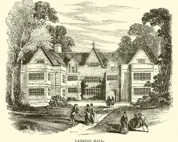 Langton Hall (engraving)