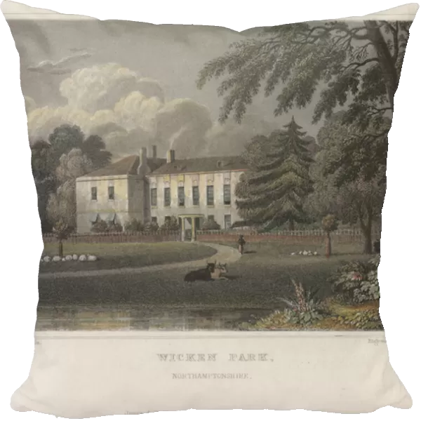 Wicken Park, Northamptonshire (coloured engraving)