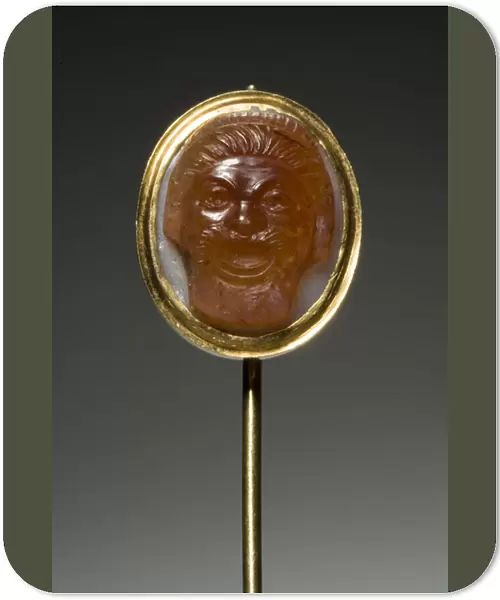 Cameo of a theatre mask
