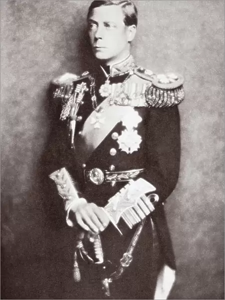 Edward VIII on his accession, 1936 (b  /  w photo)