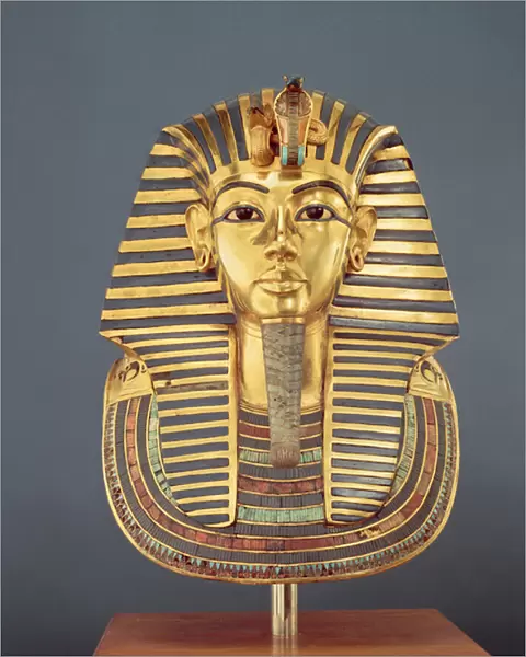The funerary mask of Tutankhamun (c. 1370-1352 BC) New Kingdom, c