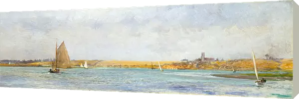 River Deben Looking Towards Ramsholt (oil on canvas)