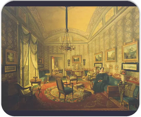 Queen Maria Isabella of Naples in her apartment in the Reggia di Capodimonte