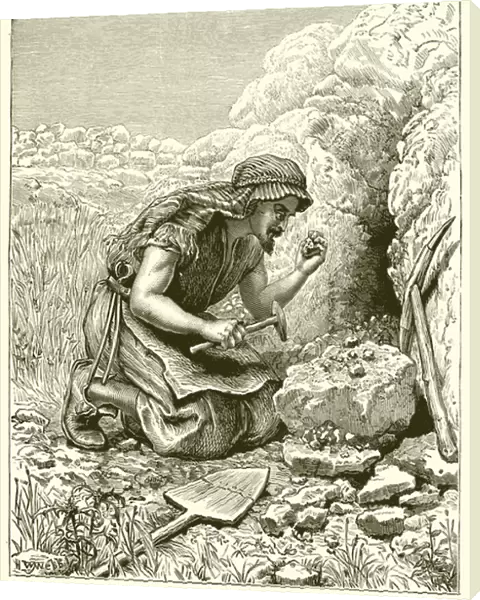 The Treasure hid in a Field (engraving)