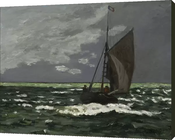 Seascape, Storm, 1866 (oil on canvas)
