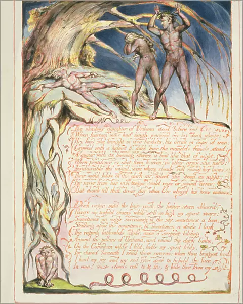 Preludium, plate 1 from America, a Prophecy, 1793