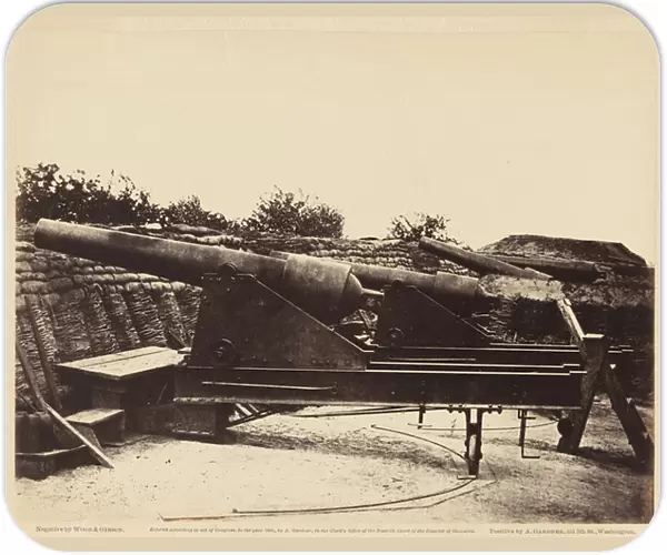 Battery No. 1, near Yorktown--No. 1. May, 1862 (albumen print mounted on wove paper)