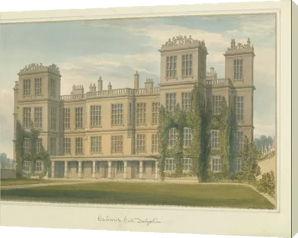 Derbyshire - Hardwick Hall [New], 1813 (w  /  c on paper)
