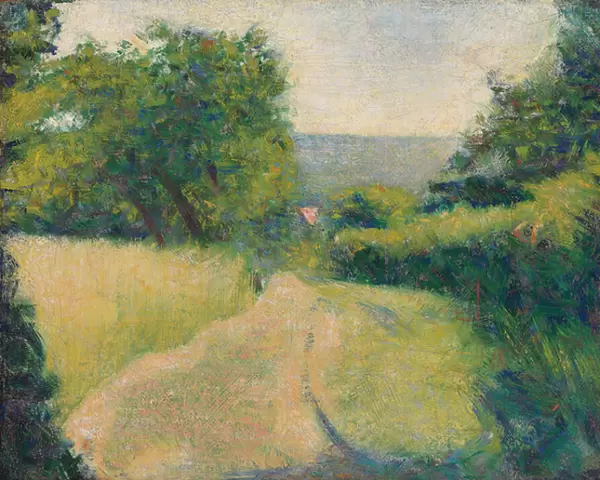 The Sunken Lane; Le Chemin creux, 1882 (oil on canvas)