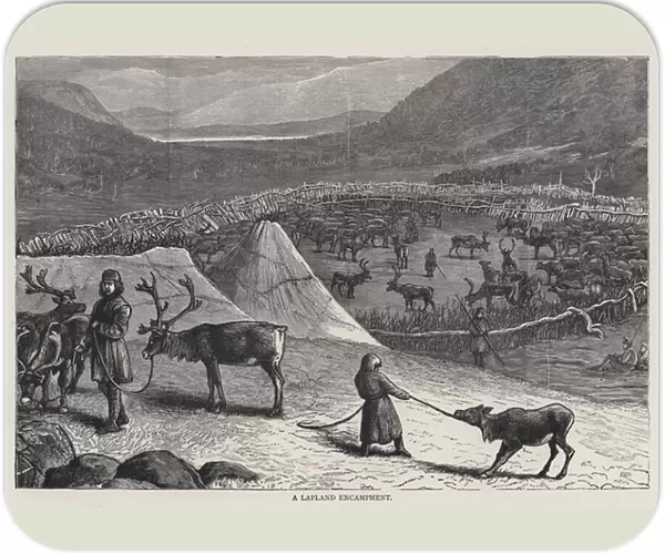 A Lapland Encampment (engraving)
