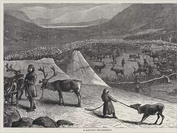 A Lapland Encampment (engraving)