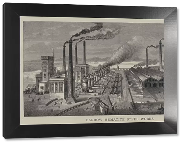 Barrow Hematite Steel Works (engraving)