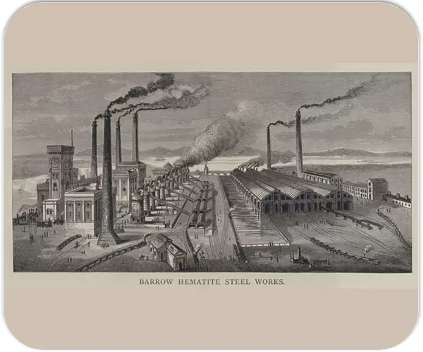 Barrow Hematite Steel Works (engraving)