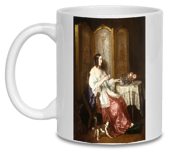 A Cup of Chocolate, 1844 (oil on panel)