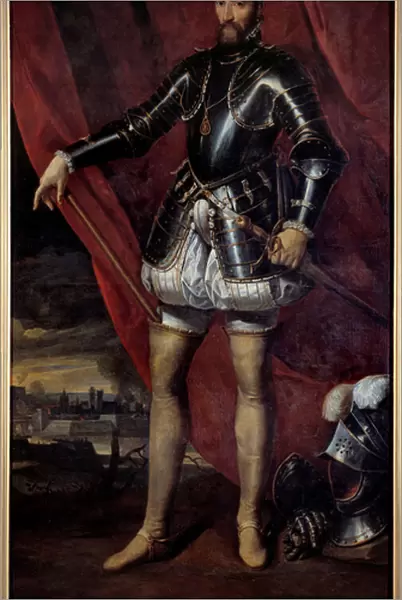 Portrait en pied de Francois de Lorraine, Duke de Guise (1519-1563