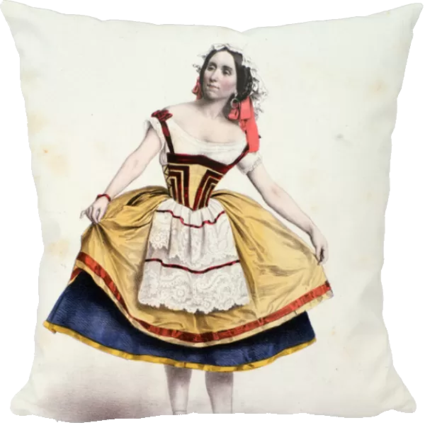 Portrait of Celestine Emarot in Guillaume Tell, ballet by Gioacchino Rossini, c. 1858