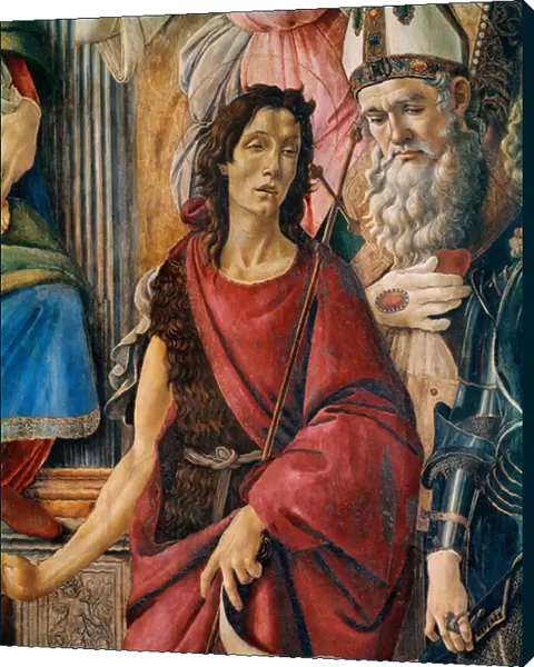 Altarpiece of St. Barnaba, detail showing Saint John the Baptist