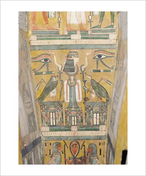 Interior of the coffin of Imenemipet depicting the wedjat eye