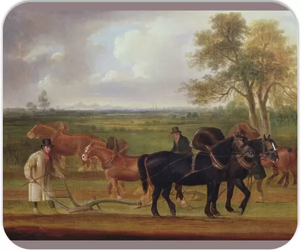 The Ploughing Match, 1813 (oil on canvas)