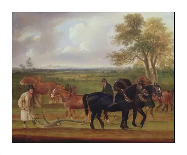 The Ploughing Match, 1813 (oil on canvas)