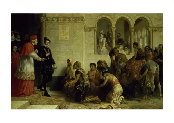 The Supplicants. The Expulsion of the Gypsies from Spain, 1872 (oil on canvas)