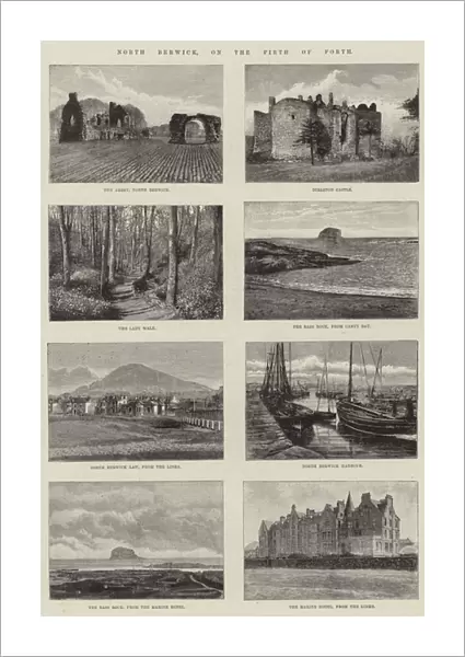 North Berwick, on the Firth of Forth (engraving)