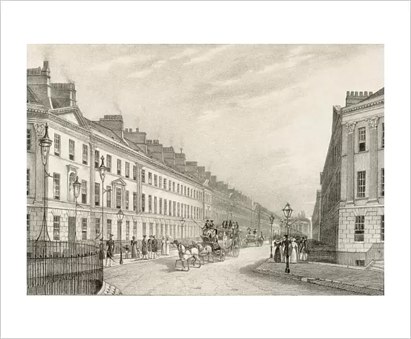 Great Pultney Street, Bath, c. 1883 (litho)